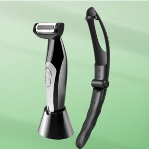 Waterproof rechargeable Body hair trimmer Electric Back Shaver USB Mens Full Body Shaver Removable handle