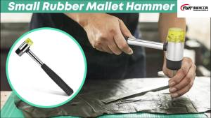 Rubber Mallet Dual Head Soft Hammer Insulated Detachable Handle for DIY & Home Tools20/25/30/35/40mm