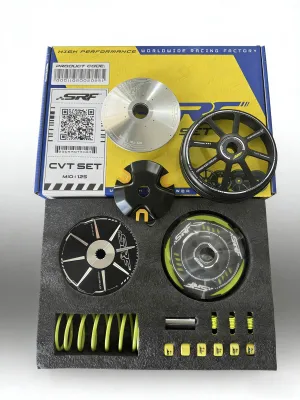 SRF CVT SET for CLICK/NMAX/AEROX & MIOi125 M3 (3pcs 10g 3pcs 11g CENTER SPRING 1200rpm clutch spring 1200rpm)
