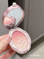 Colorrose Embossed Powder Blusher Matte Gradient Shimmer Blue Pink Natural Girlish Makeup Blush Pearlescent Highlight Cheek. 