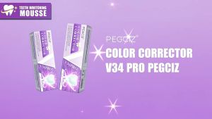 Kem đánh răng làm trắng răng làm sạch vết ố vàng Pegciz V34 Color Corrector