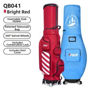 PGM | Hard Shell Four-Wheel Push Golf Travel Bag
