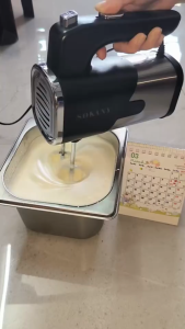 Máy Đánh Trứng Cầm Tay SOKANY SK6621- Máy Đánh Trứng 5 Cấp Độ Tạo Bọt Cafe Trộn Bột Làm Bánh Với Công Suất 800W Kèm 4 Đầu Tạo Bọt
