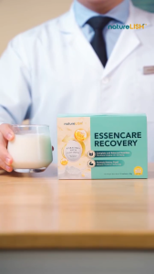 [BEST SELLING] Naturelish Essencare Recovery Formula Milk Glutamine Fish Oil DHA Omega 3&6 Fibre Protein Cance 修复奶粉 | 15 Sachets | Quickly Repair Inflamed & Damaged Tissue | Strengthen Body Resistance