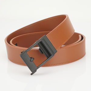 TUSHI Leather Tactical Belt for Men with Luxury Automatic Buckle High Quality IPSC Girdle Black Designer Belt