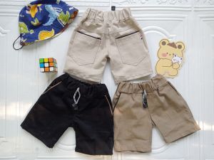 PAKET 3 PCS CELANA PENDEK ANAK TERBARU FASHION ANAK 1-7 THN