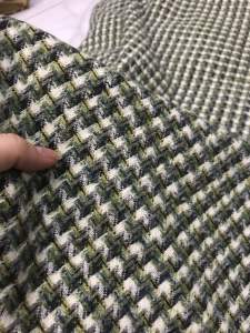 Vải Bố Dạ TWeed màu xanh rêu dày mềm(khổ 1m5)may đầm váy vest Blazer Comple thời trang