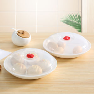 Đĩa Nhựa Dùng Để Lò Vi Sóng Cấp Thực Phẩm Dày Hình Tròn Đĩa Đựng Thức Ăn Lạnh Đĩa Đựng Thức Ăn Nóng Có Nắp Đĩa Sâu
