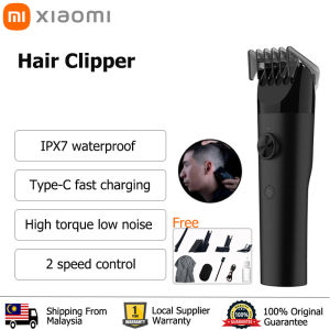 Xiaomi Electric Hair Trimmer for Men Hair Clipper Cutter Machine for Men Baby Cordless Hair Shaver Low Noise Local Stock Washable 剃头理发器