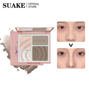 SUAKE Contour Palette 4 Colors 3D Matte Blush Palette Nose Shadow Eyebrow Powder Waterproof Long Lasting Matte Contour Makeup