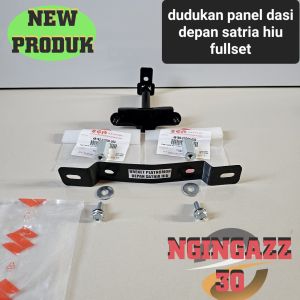breket tameng dasi set dudukan plat nomor depan satria hiu fullset