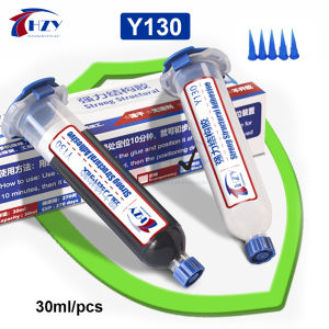 HZY Y130 Strong Structural Adhesive High Performance Glue For iPhone Back Cover Glass Lens LCD Frame Bezel Bonding Glue 30ML/Pcs