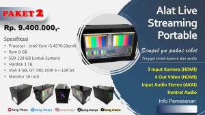 Alat Live Streaming Portable Paket 2