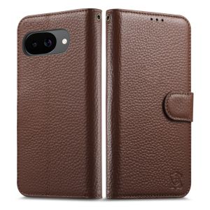 LS | Wallet Flip Leather Case For Google Pixel 11 Pro XL 10 9 8 7 Pro XL 10A 9A 8A 7A With Card Slots Strap RFID Blocking Phone Bag