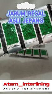 1 Renceng isi 5 bungkus | Asli JEPANG Jarum Jahit Payet REGAL | Jarum jahit tangan payet  Regal no 8 10 12 | Jarum jahit Regal  tajam anti karat | Jarum regal asli premium | Jarum Payet | Jarum jahit regal no 8 | Jarum jahit regal no 10  12 asli bagus