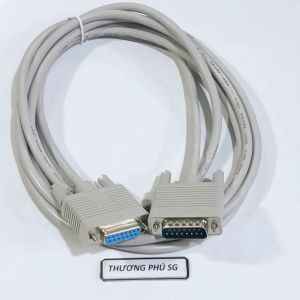 Cáp nối dài Com 15 / Chuẩn Com 15 Kim ra Com 15 Cái (DB15M to DB15F) dài 3m