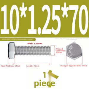 POWER&STRONG | 304 Stainless Steel Fine Thread Screw