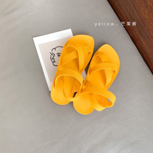 Summer Casual Fruit Flat Bottom Magic Slippers Outdoor Fashion Waterproof Beach Rain Shoes Anti-slip Women Sandals