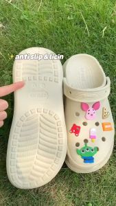 sandal flat wanita sendal baim wanita slop Anti slip Platform Selop Dan Slip on korea EVA Oversize 36-41