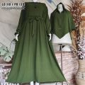 GAMIS POLOS HIJAU DEWASA BAHAN KATUN. 