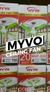 KIPAS ANGIN GANTUNG 20W 30W KIPAS BALING BALING CEILING FAN MYVO
