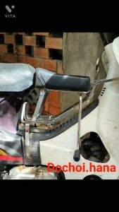 HCM Ghế ngồi xe máy LẺ = SỈ Xe Số Yên Nệm Không Tựa Có Gác Chân An Toàn Cho Bé