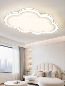HUIPU | Modern Simple Full Spectrum Eye-protective Ceiling Light Cream Style