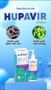 Dung dịch vệ sinh Hupavir Sinecatechin dưỡng ẩm làm sạch vùng kí.n 120ml
