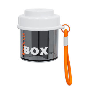 Pill DispenserPortable Supplement Organizer Bottle with Anti-Mixing and Wide Openings Design for Travel