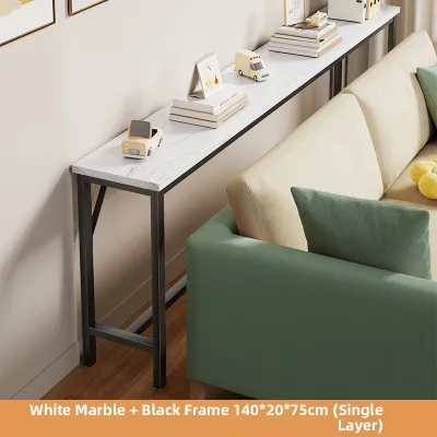 evesigar | Sofa Side Narrow Shelving Unit