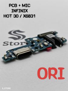 CONNECTOR CHARGER INFINIX HOT 30 X6831 ORI FLEXIBLE CAS PAPAN KONEKTOR CAS PCB BOARD CASAN BOARD USB CON TC INFINIX HOT 30 X6831 ORIGINAL + IC