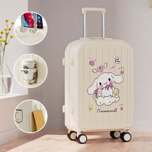 Fresh Internet Celebrity Luggage for Women 2024 New Arrival Multi-Functional Traveling Trolley Case Large Capacity Durable Password Suitcase