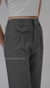 HOSC - ORO PANTS - Highwaisted Loose Trouser - Celana Kulot Wanita Bahan Anti Lecek