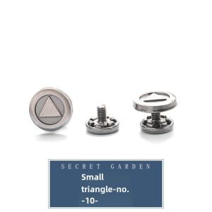 Sandals Button Accessories Metal Rivet with Screws Clinch Men Slippers Button Side Buckle Beach Shoes Accessories