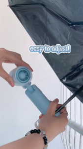 Portable Clip Fan l vimi AF05 Handheld Umbrella/Stroller Clip-on 90 degrees Foldable Silent Fan l Portable 14000RPM High-Speed Fan l Outdoorschool and desk-grip mini fan