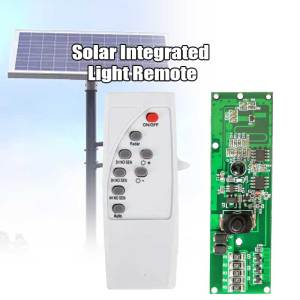 3.2V 3.7V Remote Control PIR Body Sensor Solar Integrated Light Circuit Board