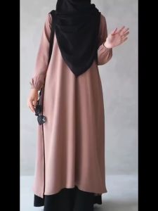 Tunik Midi Dress Muslim Wanita: Elegan & Nyaman