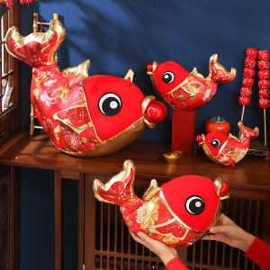 CHUDUO | New Year Decorative Fish Ornament for Living Room Dining Table and Store Window