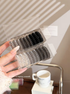 Invisible Telephone Cord Style Elastic Hair Ties