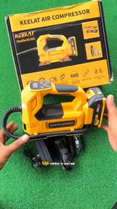 KEELAT Portable Multi-Function Wireless Smart Vehicle Air Pump Electric Blast Pump Automobile Air Pump Electric Tire Pump With Led light