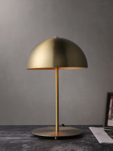 MUYING | Modern Luxury Minimalist Artistic Brass Bedside Table Lamp
