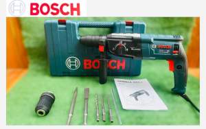 สว่าน สว่านโรตารี่ สว่านบอส 3 ระบบ รุ่น GBH2-28 DFR 2600 วัตต์ พร้อมดอกเจาะปูน 3 ดอก ดอกสกัด 2 ดอก หัวจับดอก 1 อัน