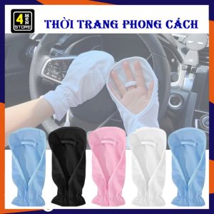 Găng Tay Chống Nắng Hàn Quốc Xỏ Ngón Thoáng Khí Co Giãn Tốt - Bao Tay Đi Phượt  Đi Xe Đạp Dày Dặn - Găng Tay Vải Xỏ Ngón Đi Nắng Tiện Lợi