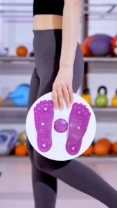 new จานหมูนซีชมพู เส้นผ่านศูนย์กลาง 27.5 ซม จานทวิตส์ จานทวิส มีปู่มู 120 KG