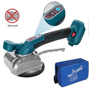 เครื่องปูกระเบื้องสำหรับแบตเตอรี่ Makita 18V 5 ความเร็วเครื่องปูกระเบื้องการสั่นสะเทือนปรับระดับไฟฟ้าผนังพื้นเครื่องมือ