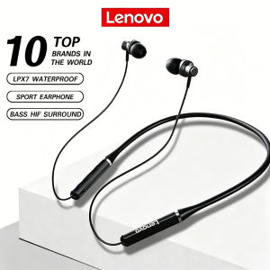 Lenovo | 100% Origial Lenovo HE05X Bluetooth Earphones Earphone Waterproof Earplugs HIFI Sound Magnetic Neckband Headset Sports Headphone