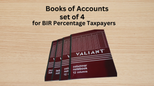 BIR Books of Accounts with Free Bookkeeping Guide for Each Book BIR books set of 4 for BIR Percentage Taxpayer General JournalGeneral LedgerCash Receipt and Cash Disbursement