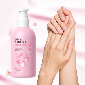 Laikou | LAIKOU Japan Sakura Hand Cream 200g Long-Lasting Hydration Smooth Radiant Refreshing Scent Hand Care