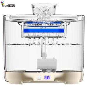 น้ำพูด JPET FT888 สำหรับสัตว์เลี้ยง 5000m และ 2.2L เพื่อให้น้ำสุนัขชาร์จไฟมุกต์ได้