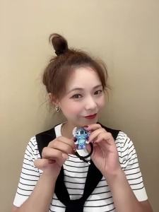 Bandai | Kẹp Tóc Đính Đá Lấp Lánh Stitch Anime Phụ Kiện Tóc Nữ Tinh Tế Dây Buộc Tóc Hoạt Hình Quà Tặng Sinh Nhật